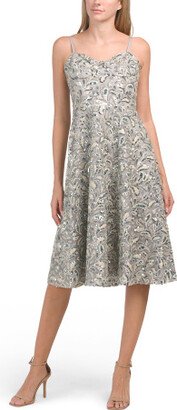 TJMAXX Carlita Sleeveless Sequin Midi Dress For Women