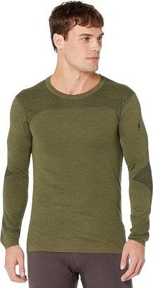 Intraknit Merino 200 Crew (Winter Moss) Men's Clothing