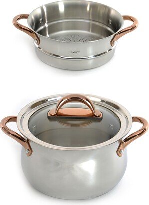 18/10 Stainless Steel 3 Piece Steamer Set