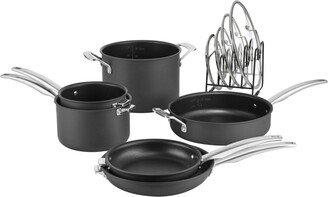 SmartNest Hard Anodized 11-Pc. Cookware Set