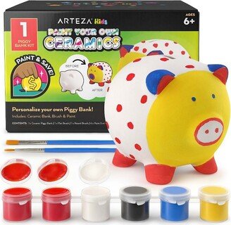 Arteza Kids Paint Your Own Piggy Bank - 10 Pieces