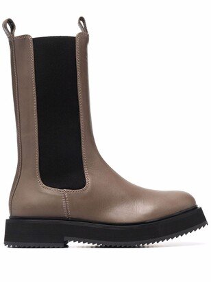 British Chelsea leather boots