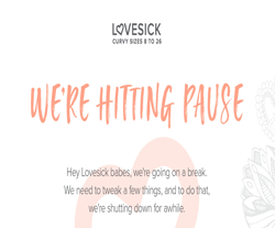 Lovesick Promo Codes & Coupons