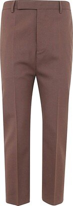 High-Waisted Cropped Trousers-AP