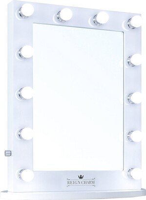 Hollywood Vanity Mirror 12-LED Lights Standard Dual Outlets, 22-Inches Wide x 29-Inches High