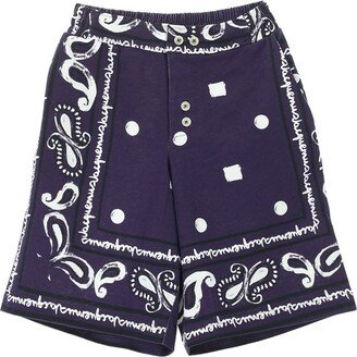 Graphic Printed Bermuda Shorts-AB