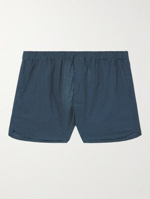 Plaza 21 Slim-Fit Printed Cotton Boxer Shorts