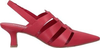 Mules & Clogs Red-AD