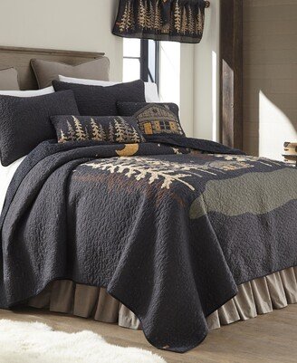 Moonlit Cabin Cotton Quilt Collection, King