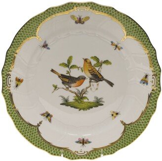 Rothschild Bird Green Motif 09 Dinner Plate