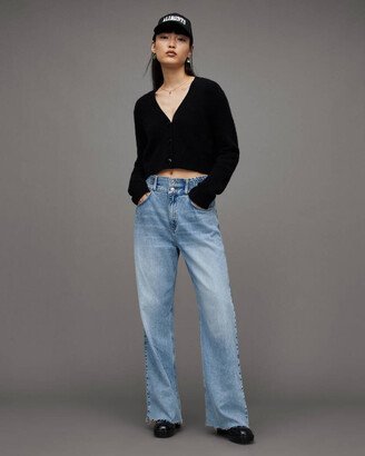 Hailey High-Rise Wide Leg Denim Jeans