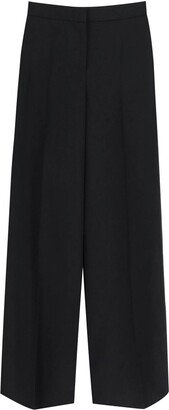 Grain De Poudre Wide-Leg Trousers