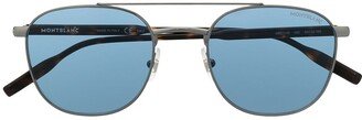 Round Frame Sunglasses-EG