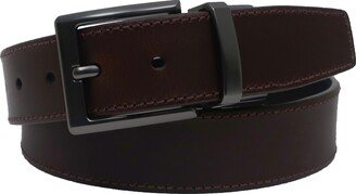 Edge Stitched Leather Belt