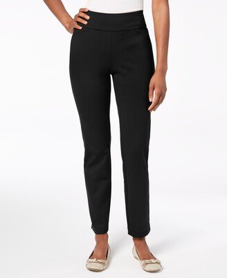 Petite Pull-On Ponte-Knit Pants, Petite & Petite Short, Created for Macy's