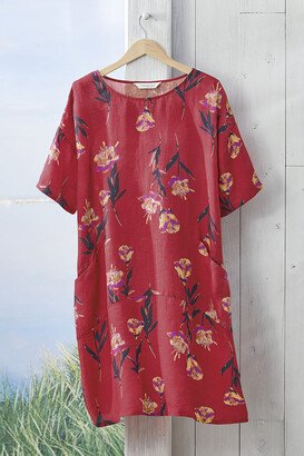 Women's Sweet Simplicity Dress - Fresh Red Multi - PM - Petite Size