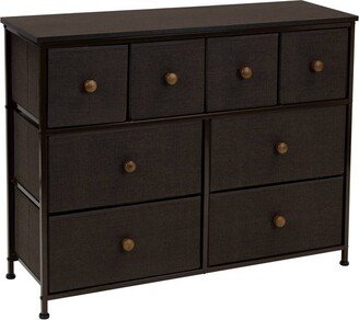 Drawer Fabric Dresser for Bedroom Home and Office Brown