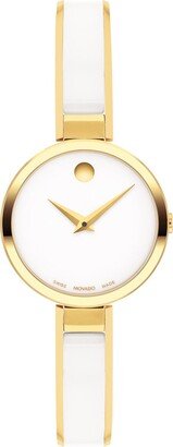 Women's Moda White Dial Watch