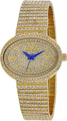 Christian Van Sant Women's Gold dial Watch