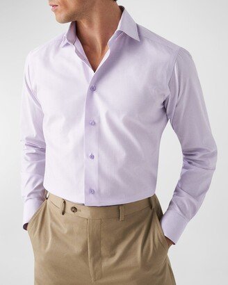 Men's Slim Fit Twill Dress Shirt-AA