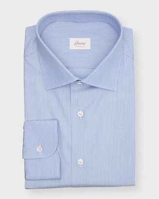 Men's Micro-Stripe Cotton Dress Shirt