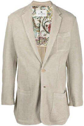 Knitted Linen Blazer