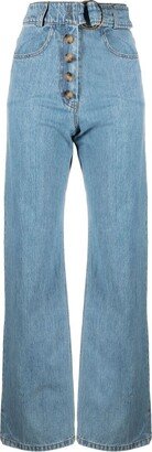 Emily high-rise wide-leg jeans