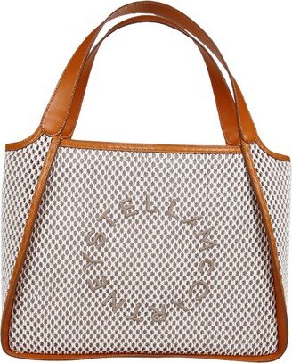 Logo Rope Mesh Tote Bag