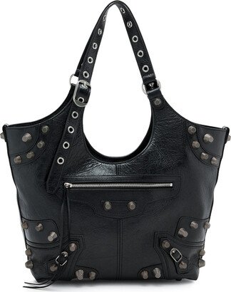 Le Cagole Medium Leather Tote