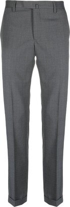 Wool-Blend Tailored Trousers-AC