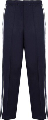 Paris Pressed-Crease Straight Leg Trousers