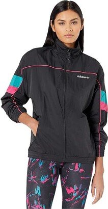 Tech Track Top (Black) Women's Coat