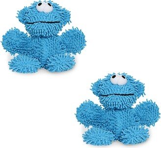 Mighty Jr Microfiber Ball Monster, 2-Pack Dog Toys