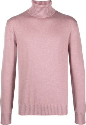 Roll-Neck Wool Jumper-BO