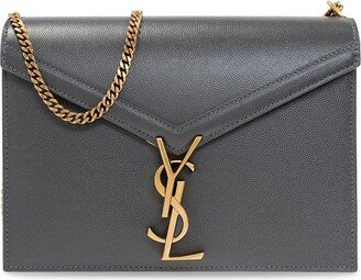 Cassandra Logo Plaque Shoulder Bag