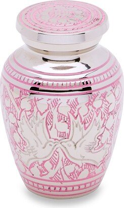 Pink Loving Doves Token Urn