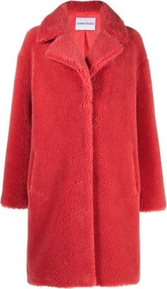 Camille faux-shearling oversized coat