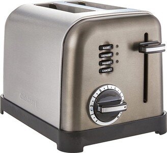 CPT-160BKS 2-Slice Metal Classic Toaster, Stainless Steel/Black - Certified Refurbished