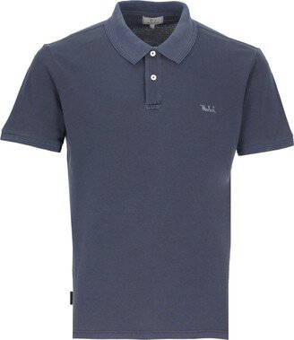 Two Buttons Polo Shirt With Logo