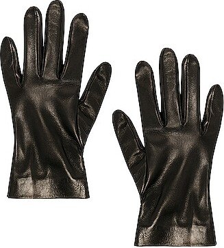 Leather Gloves in Black