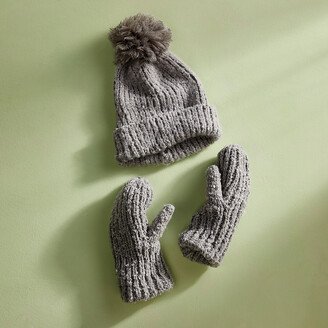 Knit Hat + Mittens Gift Set