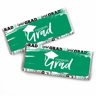 Big Dot Of Happiness Green Grad - Best is Yet to Come - Candy Bar Wrapper Party Favors - 24 Ct