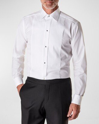 Men's Slim-Fit Pleated Bib Formal Shirt