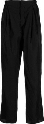 SAPIO Pleat-Detail Straight-Leg Trousers-AA