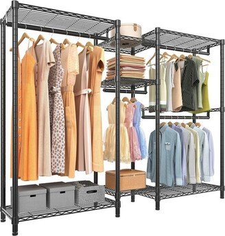 VIPEK V6 Wire Garment Rack Heavy Duty Clothes Rack, Medium Size, Black