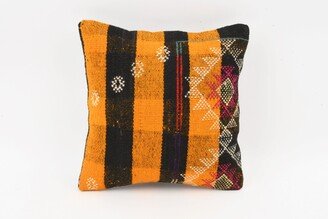Ethnic Kilim Pillow, Turkish Bohemian Home Decor, Decorative Throw Livingroom Wool Pillow