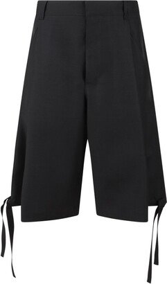 Wide-Leg Bermuda Shorts-AB