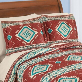 Collections Etc Colorful Southwest Aztec Pattern Pillow Sham