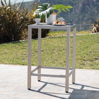 Cape Coral Outdoor Aluminum Wicker Bar Table