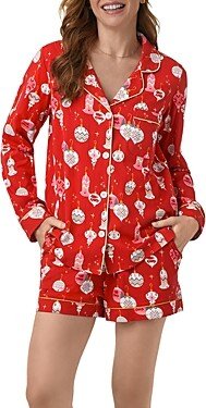 Short Christmas Pajamas Set